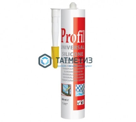 Герметик силиконовый Profil универсальный прозрачный 280 мл 15 |  «ТАТМЕТИЗ» Герметик силиконовый Profil универсальный прозрачный 280 мл 15 -  магазин крепежа «ТАТМЕТИЗ»