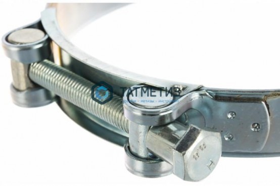Хомут силовой, тип ROBUST, цинк,140-148 мм |  «ТАТМЕТИЗ» Хомут силовой, тип ROBUST, цинк,140-148 мм -  магазин крепежа «ТАТМЕТИЗ»