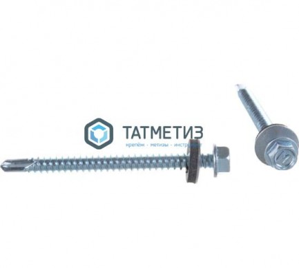 Саморез кровельный 5,5x 64  (100 шт/уп) DR |  «ТАТМЕТИЗ» Саморез кровельный 5,5x 64  (100 шт/уп) DR -  магазин крепежа «ТАТМЕТИЗ»
