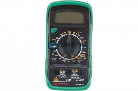 Мультиметр портативный МAS830 MASTECH |  «ТАТМЕТИЗ» Мультиметр портативный МAS830 MASTECH -  магазин крепежа «ТАТМЕТИЗ»
