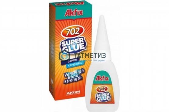 Супер клей  25 гр Akfix (50) |  «ТАТМЕТИЗ» Супер клей  25 гр Akfix (50) -  магазин крепежа «ТАТМЕТИЗ»