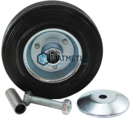 Колеса большегрузные НЕЙЛОН неповоротное с площадкой d 125 мм |  «ТАТМЕТИЗ» Колеса большегрузные НЕЙЛОН неповоротное с площадкой d 125 мм -  магазин крепежа «ТАТМЕТИЗ»