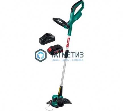 Триммер аккумуляторный 18 В, 1 АКБ (2 Ач) ЗУБР |  «ТАТМЕТИЗ» Триммер аккумуляторный 18 В, 1 АКБ (2 Ач) ЗУБР -  магазин крепежа «ТАТМЕТИЗ»