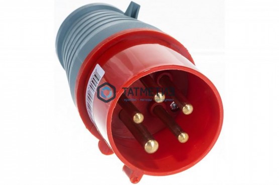 Эл.вилка кабельная 380В, 32А 3Р+N+Е IP44 переносная |  «ТАТМЕТИЗ» Эл.вилка кабельная 380В, 32А 3Р+N+Е IP44 переносная -  магазин крепежа «ТАТМЕТИЗ»