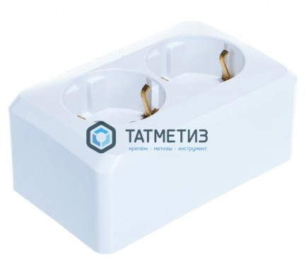 Розетка 2-м ОП Этюд 16А с заземл. бел. SchE PA16-007B |  «ТАТМЕТИЗ» Розетка 2-м ОП Этюд 16А с заземл. бел. SchE PA16-007B -  магазин крепежа «ТАТМЕТИЗ»