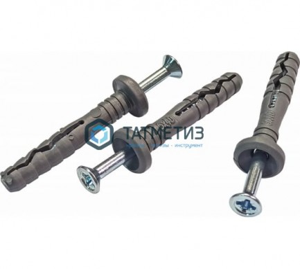 Дюбель-гвоздь  6х40 гриб (200 шт/уп) DAXMER |  «ТАТМЕТИЗ» Дюбель-гвоздь  6х40 гриб (200 шт/уп) DAXMER -  магазин крепежа «ТАТМЕТИЗ»