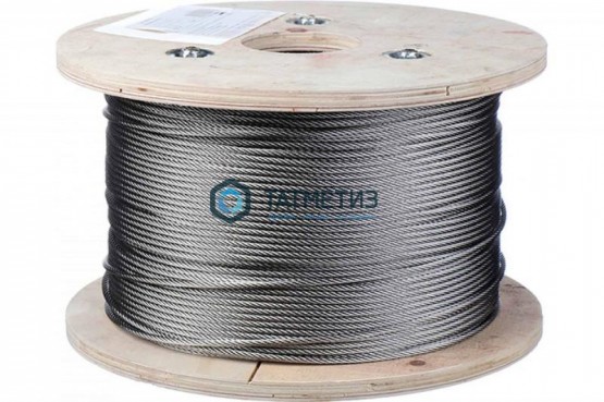 Трос ср.мягкости  ART 8379 7х7 А4 нержавейка   5мм (250 м/бух) |  «ТАТМЕТИЗ» Трос ср.мягкости  ART 8379 7х7 А4 нержавейка   5мм (250 м/бух) -  магазин крепежа «ТАТМЕТИЗ»