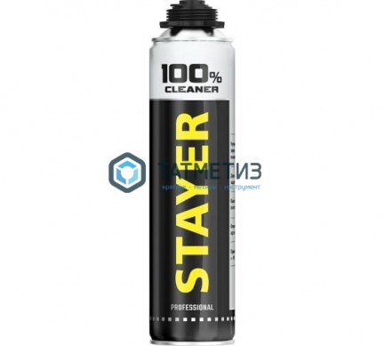 Очиститель монтажной пены STAYER "PROFI", 500мл |  «ТАТМЕТИЗ» Очиститель монтажной пены STAYER "PROFI", 500мл -  магазин крепежа «ТАТМЕТИЗ»