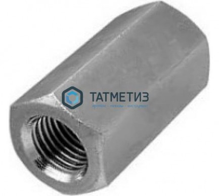Гайка удлиненная М 6 DIN 6334 нерж А2 |  «ТАТМЕТИЗ» Гайка удлиненная М 6 DIN 6334 нерж А2 -  магазин крепежа «ТАТМЕТИЗ»