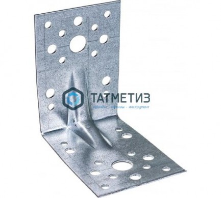 Крепежный усиленный уголок KUU  90x90x65 (25 шт/уп) |  «ТАТМЕТИЗ» Крепежный усиленный уголок KUU  90x90x65 (25 шт/уп) -  магазин крепежа «ТАТМЕТИЗ»