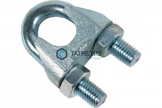 Зажим троса DIN 741 22 |  «ТАТМЕТИЗ» Зажим троса DIN 741 22 -  магазин крепежа «ТАТМЕТИЗ»