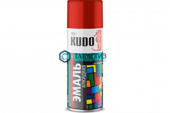 Краска аэроз. KUDO 520 мл. №1003  КРАСНАЯ RAL 3020 |  «ТАТМЕТИЗ» Краска аэроз. KUDO 520 мл. №1003  КРАСНАЯ RAL 3020 -  магазин крепежа «ТАТМЕТИЗ»