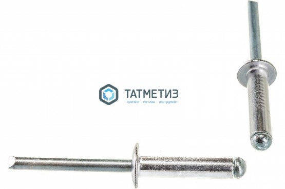 Заклепки ZK ал/ст 6,4x25  (250 шт/уп)  SRC |  «ТАТМЕТИЗ» Заклепки ZK ал/ст 6,4x25  (250 шт/уп)  SRC -  магазин крепежа «ТАТМЕТИЗ»