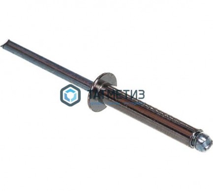 Заклепка 4,8 х 25 вытяжная нерж А2/А2 DIN 7337 |  «ТАТМЕТИЗ» Заклепка 4,8 х 25 вытяжная нерж А2/А2 DIN 7337 -  магазин крепежа «ТАТМЕТИЗ»