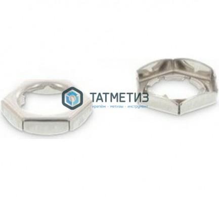 Гайка стопорн. пружинная DIN 7967 А2 M 30 |  «ТАТМЕТИЗ» Гайка стопорн. пружинная DIN 7967 А2 M 30 -  магазин крепежа «ТАТМЕТИЗ»