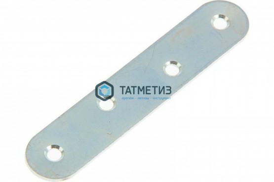 Пластина крепежная  ПК 100 мм, цинк |  «ТАТМЕТИЗ» Пластина крепежная  ПК 100 мм, цинк -  магазин крепежа «ТАТМЕТИЗ»