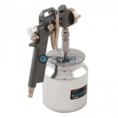 Краскораспылитель пневмат. с нижним бачком V=0,75 л, сопла диаметром 1.2, 1.5 и 1.8 мм// Matrix |  «ТАТМЕТИЗ» Краскораспылитель пневмат. с нижним бачком V=0,75 л, сопла диаметром 1.2, 1.5 и 1.8 мм// Matrix -  магазин крепежа «ТАТМЕТИЗ»