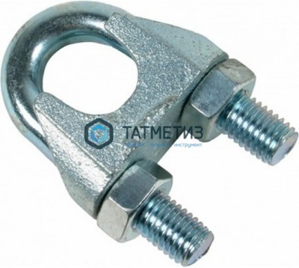 Зажим троса DIN 741 22 SR |  «ТАТМЕТИЗ» Зажим троса DIN 741 22 SR -  магазин крепежа «ТАТМЕТИЗ»
