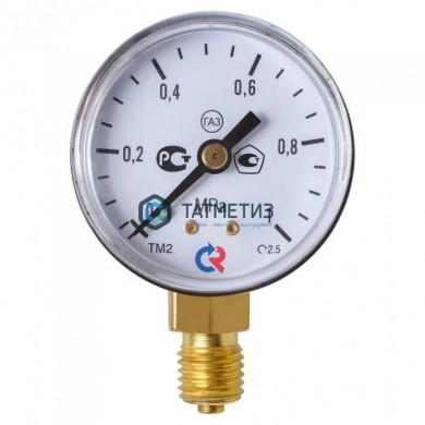 Манометр МП-2У 0,6 МПа (пропан) |  «ТАТМЕТИЗ» Манометр МП-2У 0,6 МПа (пропан) -  магазин крепежа «ТАТМЕТИЗ»