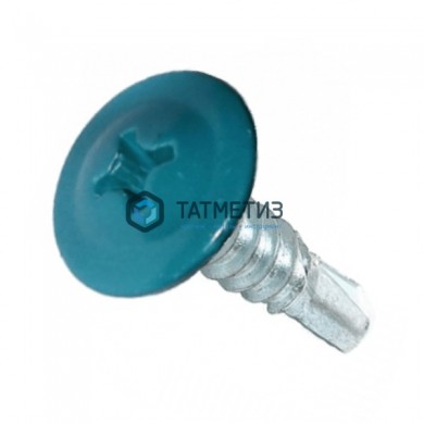 Саморез п/ш сверло 4,2x19  RAL 5021 |  «ТАТМЕТИЗ» Саморез п/ш сверло 4,2x19  RAL 5021 -  магазин крепежа «ТАТМЕТИЗ»
