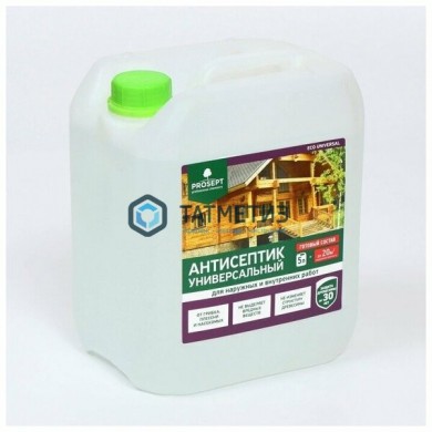 Антисептик универсальный для наруж. и внутр. работ 5л PROSEPT ECO UNIVERSAL |  «ТАТМЕТИЗ» Антисептик универсальный для наруж. и внутр. работ 5л PROSEPT ECO UNIVERSAL -  магазин крепежа «ТАТМЕТИЗ»
