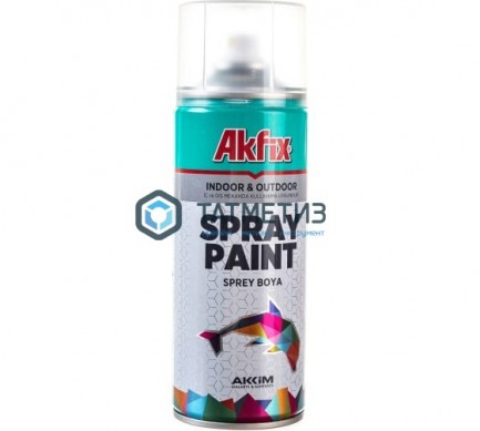 Краска аэроз. КРАСНАЯ  глянц. RAL3020 400Ml Gw.300Gr (6) Akfix |  «ТАТМЕТИЗ» Краска аэроз. КРАСНАЯ  глянц. RAL3020 400Ml Gw.300Gr (6) Akfix -  магазин крепежа «ТАТМЕТИЗ»