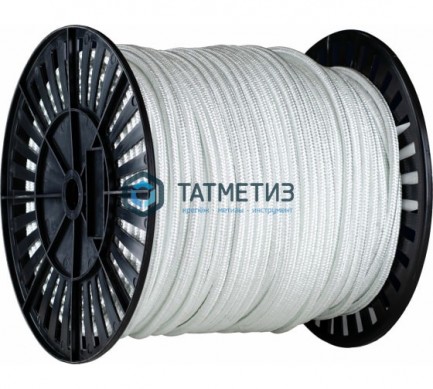 Канат плетеный полиамидный  6мм  ( 300 м) р/н 650 кгс БЕЛ 16 пр с/с капрон |  «ТАТМЕТИЗ» Канат плетеный полиамидный  6мм  ( 300 м) р/н 650 кгс БЕЛ 16 пр с/с капрон -  магазин крепежа «ТАТМЕТИЗ»