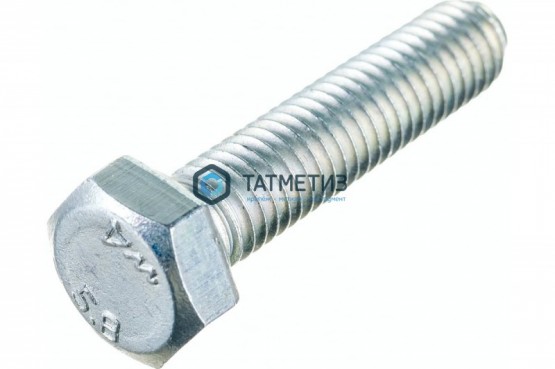Болт М20 х200 DIN 933 оц. (уп 25кг / 51шт)* |  «ТАТМЕТИЗ» Болт М20 х200 DIN 933 оц. (уп 25кг / 51шт)* -  магазин крепежа «ТАТМЕТИЗ»