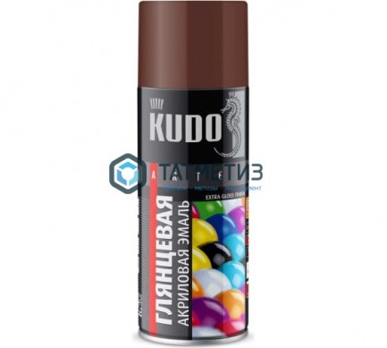 Краска аэроз. KUDO 520 мл. №1024  КРАСНО-КОРИЧНЕВАЯ  RAL 8012 |  «ТАТМЕТИЗ» Краска аэроз. KUDO 520 мл. №1024  КРАСНО-КОРИЧНЕВАЯ  RAL 8012 -  магазин крепежа «ТАТМЕТИЗ»