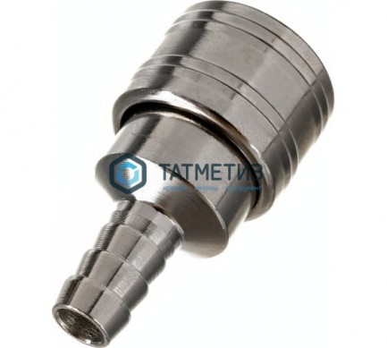 Муфта универсальная быстросъемная ("мама"), со штуцером "елка" под шланг 10 мм, 1 шт.// Stels |  «ТАТМЕТИЗ» Муфта универсальная быстросъемная ("мама"), со штуцером "елка" под шланг 10 мм, 1 шт.// Stels -  магазин крепежа «ТАТМЕТИЗ»