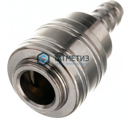 Муфта универсальная быстросъемная ("мама"), со штуцером "елка" под шланг 10 мм, 1 шт.// Stels |  «ТАТМЕТИЗ» Муфта универсальная быстросъемная ("мама"), со штуцером "елка" под шланг 10 мм, 1 шт.// Stels -  магазин крепежа «ТАТМЕТИЗ»