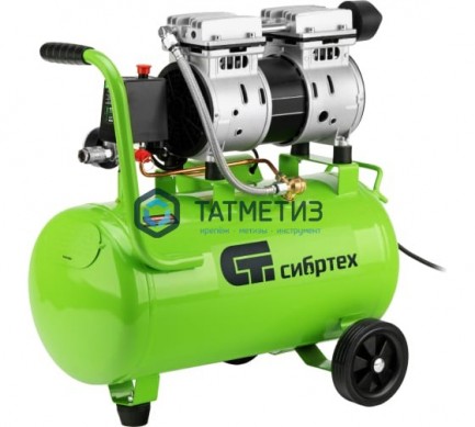 Компрессор безмаслянный малошумный МБ 1100/24,1100 Вт, 24 л, 170 л/мин// Сибртех |  «ТАТМЕТИЗ» Компрессор безмаслянный малошумный МБ 1100/24,1100 Вт, 24 л, 170 л/мин// Сибртех -  магазин крепежа «ТАТМЕТИЗ»