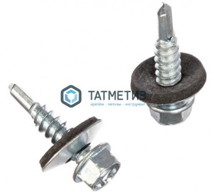 Саморез DIN7504 К А2 6гр головка с п/ш, сверло 4,2 х 19 |  «ТАТМЕТИЗ» Саморез DIN7504 К А2 6гр головка с п/ш, сверло 4,2 х 19 -  магазин крепежа «ТАТМЕТИЗ»
