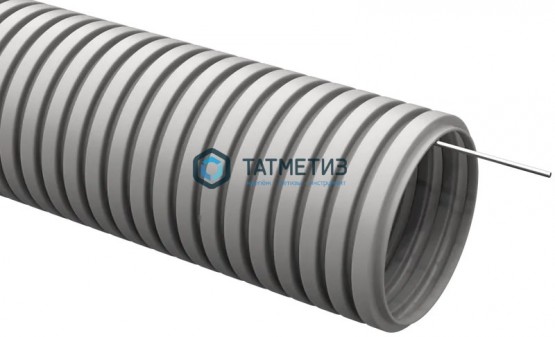 Гофротруба ПВХ с зондом 25мм (25м) IEK |  «ТАТМЕТИЗ» Гофротруба ПВХ с зондом 25мм (25м) IEK -  магазин крепежа «ТАТМЕТИЗ»