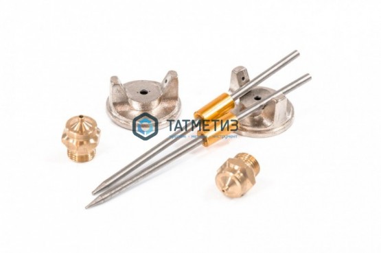 Краскораспылитель пневмат. с верхним бачком V=1,0 л, сопла диаметром 1.2, 1.5 и 1.8 мм// Matrix |  «ТАТМЕТИЗ» Краскораспылитель пневмат. с верхним бачком V=1,0 л, сопла диаметром 1.2, 1.5 и 1.8 мм// Matrix -  магазин крепежа «ТАТМЕТИЗ»