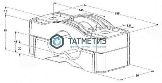 Хомуты для крепления «треугольником» Dutchclamp Triple 38-51 -  магазин крепежа «ТАТМЕТИЗ»