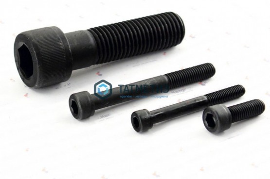 Винт DIN 912  М 8 х120 (12.9)  с цилиндрической головкой и внутр.шестигранником |  «ТАТМЕТИЗ» Винт DIN 912  М 8 х120 (12.9)  с цилиндрической головкой и внутр.шестигранником -  магазин крепежа «ТАТМЕТИЗ»