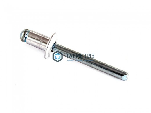 Заклепки ZK ал/ст 6,4x16  (350 шт/уп)  SRC |  «ТАТМЕТИЗ» Заклепки ZK ал/ст 6,4x16  (350 шт/уп)  SRC -  магазин крепежа «ТАТМЕТИЗ»