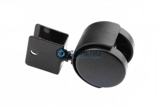 Колесо мебельное поворотное, черный нейлон, крепление П-образное TWH 50 |  «ТАТМЕТИЗ» Колесо мебельное поворотное, черный нейлон, крепление П-образное TWH 50 -  магазин крепежа «ТАТМЕТИЗ»