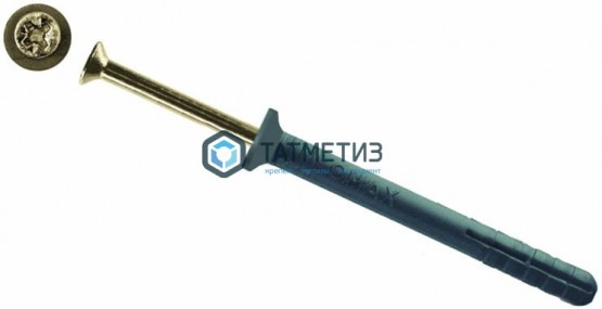 Дюбель-гвоздь 8х120 потай (1250 шт уп) OMAX |  «ТАТМЕТИЗ» Дюбель-гвоздь 8х120 потай (1250 шт уп) OMAX -  магазин крепежа «ТАТМЕТИЗ»