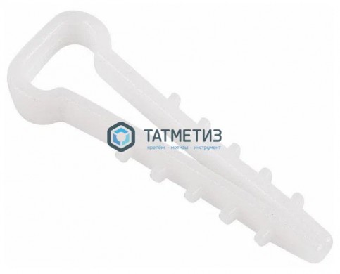 Дюбель-хомут для кабеля нейлон  6х12 бел. под плоский (100 шт/уп) |  «ТАТМЕТИЗ» Дюбель-хомут для кабеля нейлон  6х12 бел. под плоский (100 шт/уп) -  магазин крепежа «ТАТМЕТИЗ»