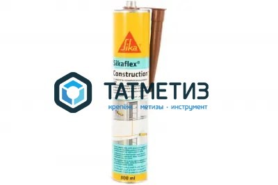 Полиуретановый герметик Sikaflex Construction+ коричневый 300 мл 12 Полиуретановый герметик Sikaflex Construction+ коричневый 300 мл 12